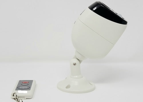 Knight Light camera with 120 DB Alarm( Porch Pirate Deterrent ) - Reliable Chimes