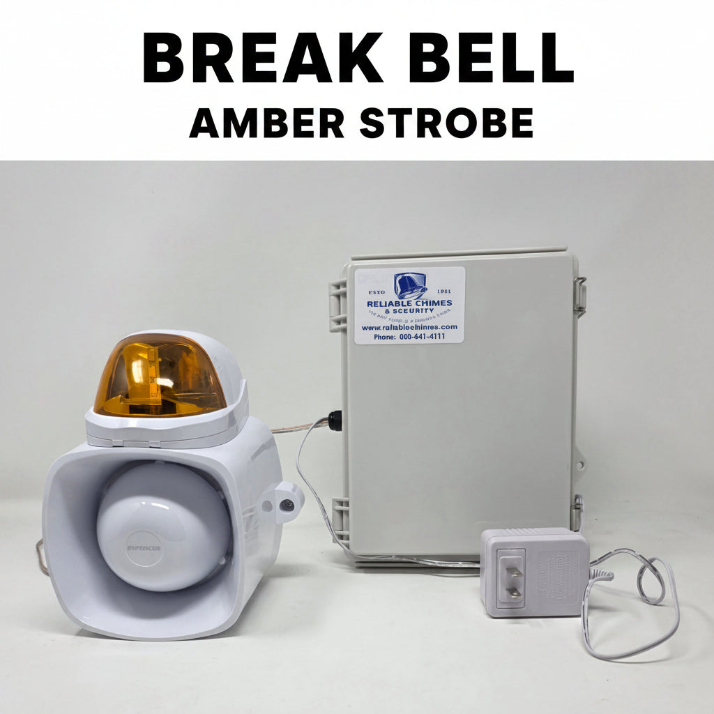 Break bell system for factory and warehouse BB1 | Reliable Chimes Reliable Chimes
