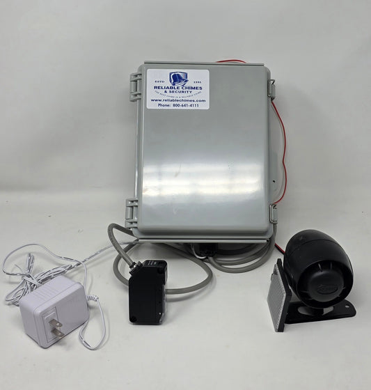 Warehouse/ industrial sensor with 120 DB siren 