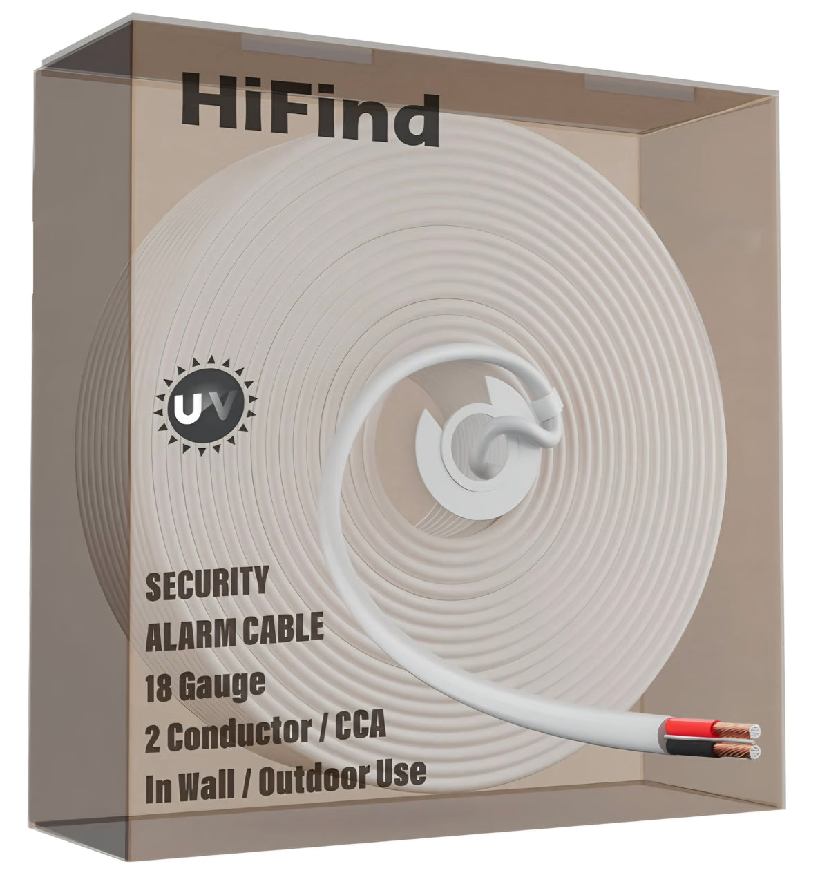 ADDITIONAL 500 FOOT  SPOOL WIRE 18/2 ALARM WIRE reliable chimes