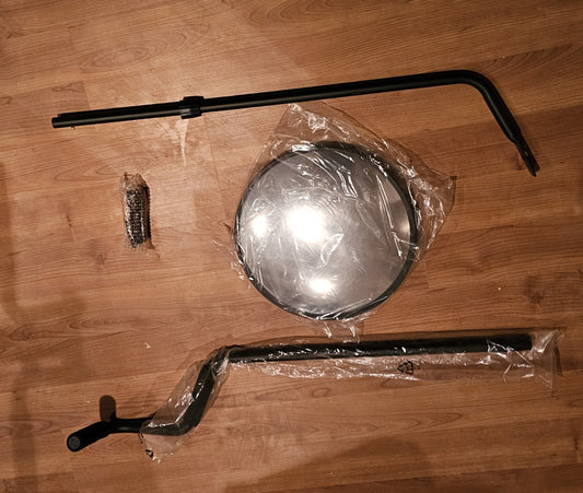 P120 EIML INSPECTION MIRROR ( CONVEX ) with light