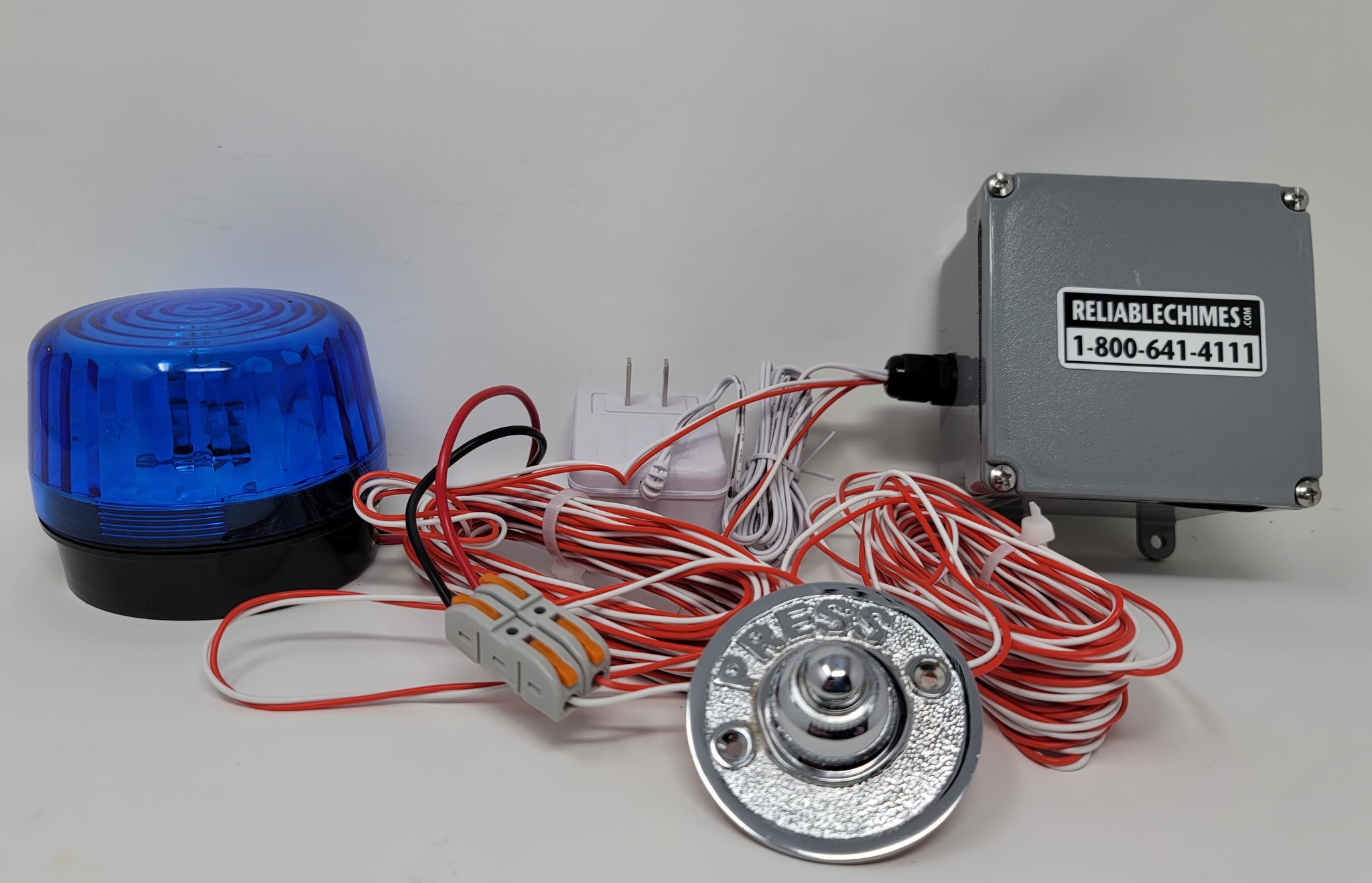 Warehouse Bell Ringer Wired Warehouse Door Bell with Firebell - Reliable Chimes