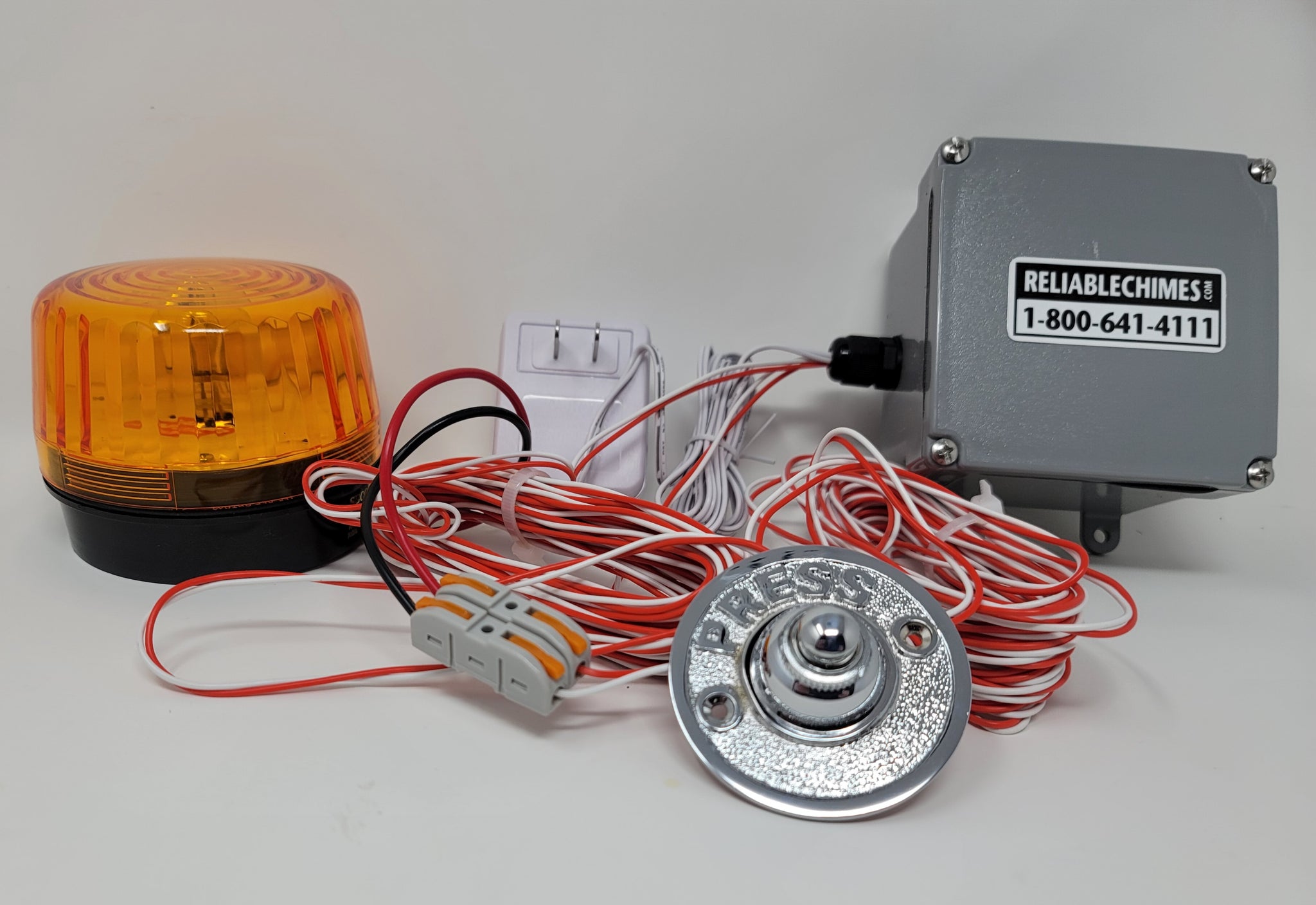 Warehouse Bell Ringer Wired Warehouse Door Bell with Firebell - Reliable Chimes