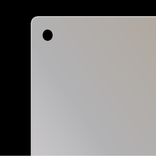 Stainless Steel Flat Mirror 24""x36"" - Reliable Chimes