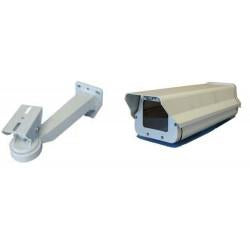 Security Camera Housing with 12"" Steel Bracket - Reliable Chimes