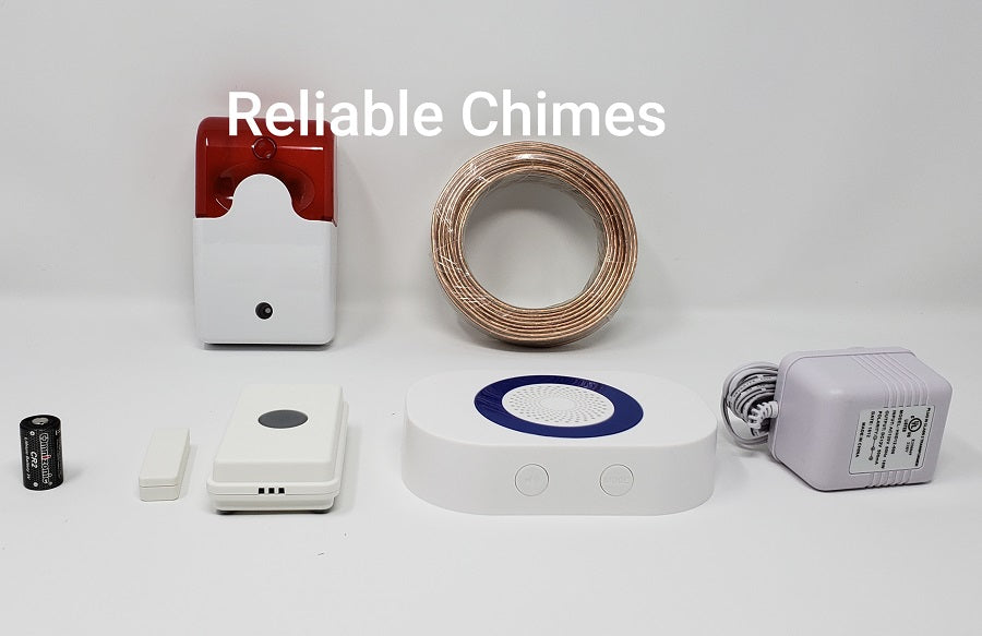Warehouse Bell Ringer Wireless Warehouse Doorbell with Siren and Strobe – Reliable Chimes
