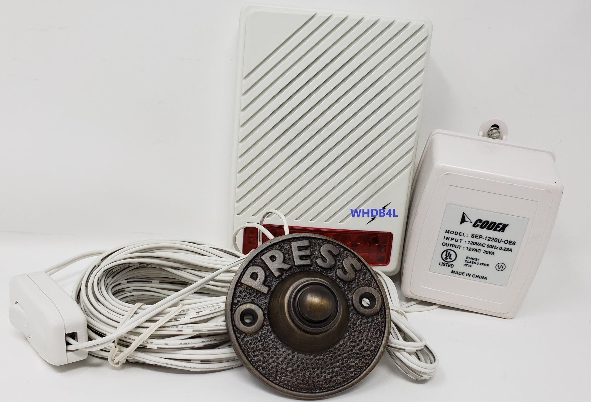 Warehouse Wired  Doorbell ( WHDB4L ) - Reliable Chimes